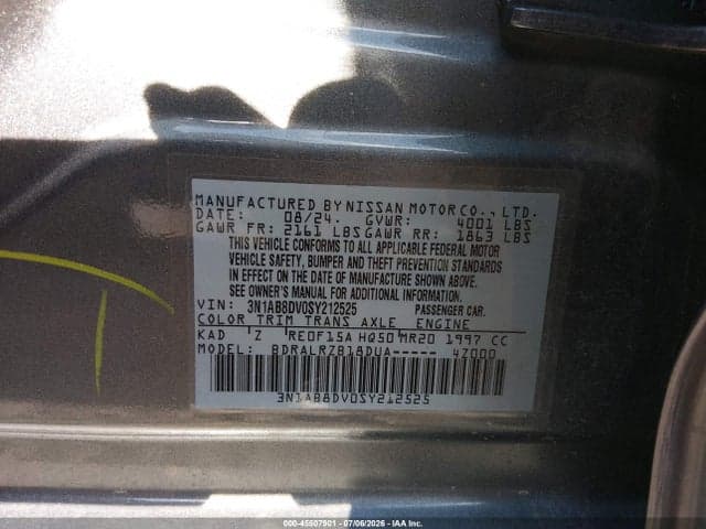 2025 NISSAN SENTRA SR 9