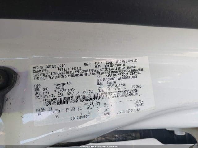 2018 FORD FOCUS SE 9