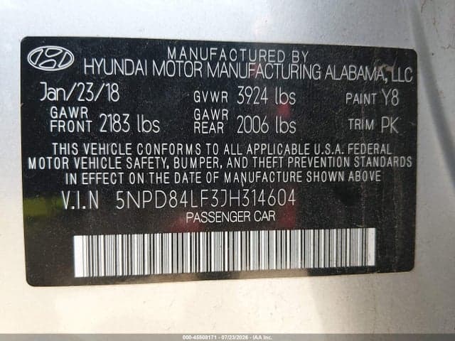2018 HYUNDAI ELANTRA VALUE EDITION 9