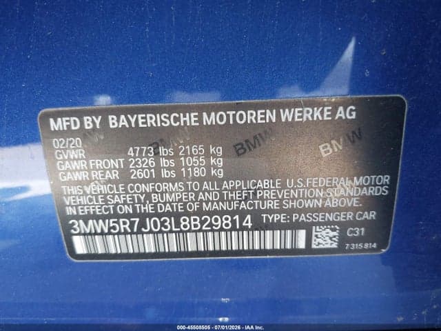 2020 BMW 330I XDRIVE 9