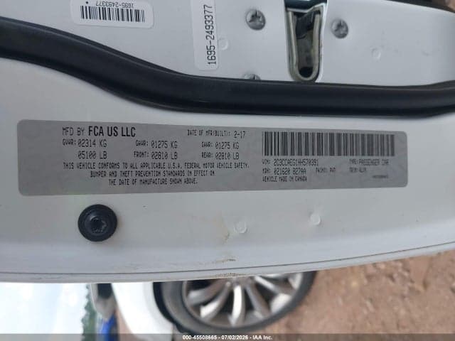 2017 CHRYSLER 300C 9