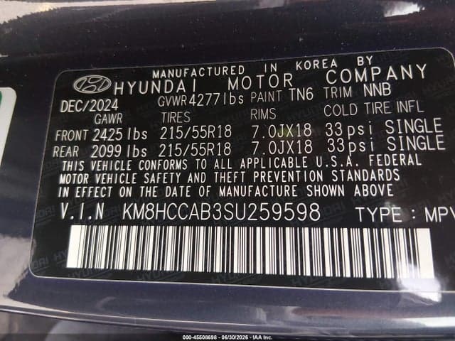 2025 HYUNDAI KONA SEL CONVENIENCE 9
