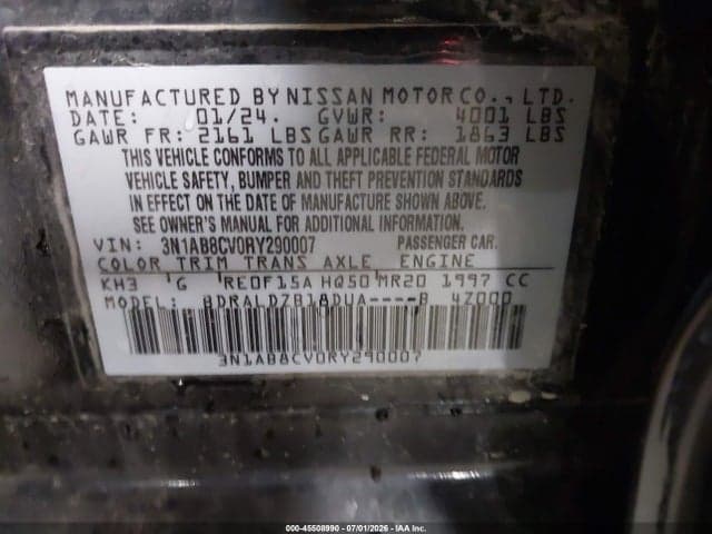 2024 NISSAN SENTRA SV XTRONIC CVT 9