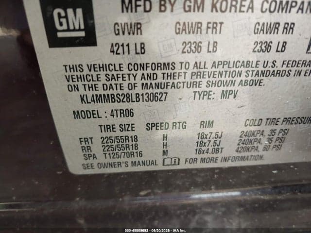 2020 BUICK ENCORE GX FWD PREFERRED 9