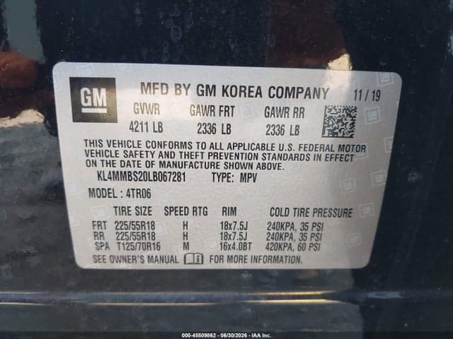 2020 BUICK ENCORE GX FWD PREFERRED 9