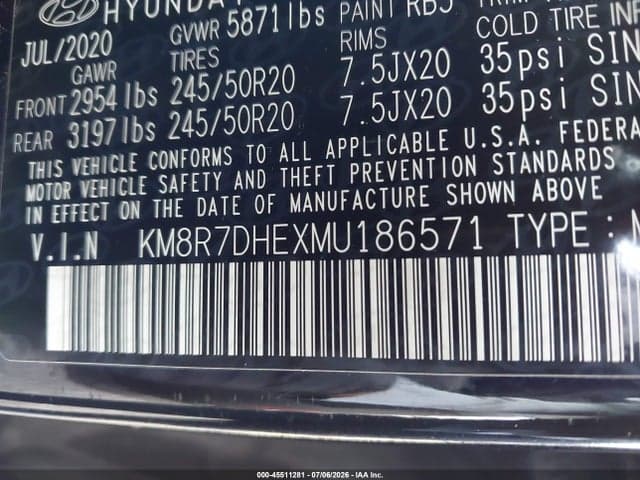 2021 HYUNDAI PALISADE CALLIGRAPHY 9