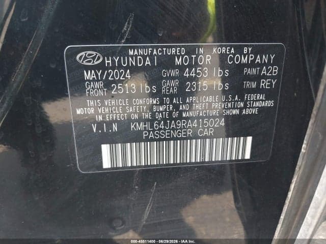 2024 HYUNDAI SONATA SEL 9