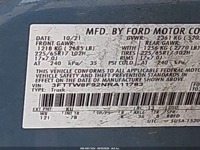 2022 FORD MAVERICK XLT 9