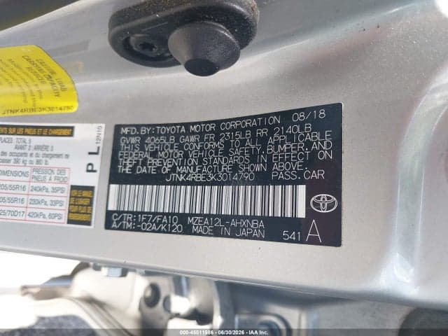 2019 TOYOTA COROLLA SE 9
