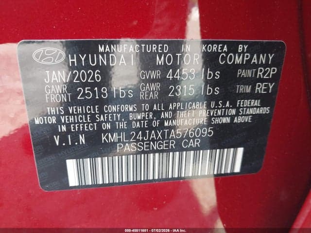 2026 HYUNDAI SONATA SE 9
