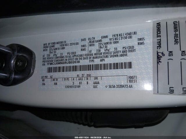 2024 FORD ESCAPE ST-LINE 9