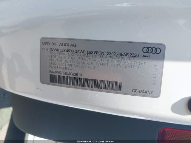 2018 AUDI A5 2.0T PREMIUM 9