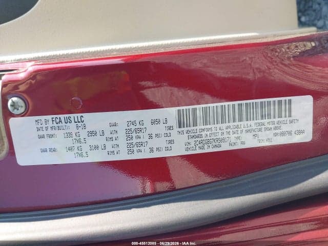 2019 DODGE GRAND CARAVAN SE 9
