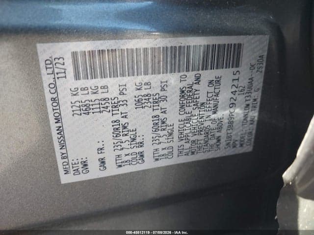 2023 NISSAN ROGUE SV INTELLIGENT AWD 9