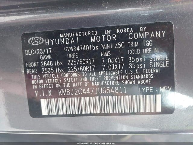 2018 HYUNDAI TUCSON SE 9