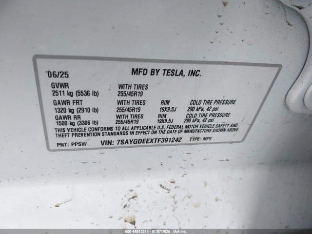 2026 TESLA MODEL Y ALL-WHEEL DRIVE/LONG RANGE LAUNCH SERIES/PREMIUM ALL-WHEEL DRIVE 9