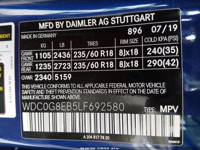 2020 MERCEDES-BENZ GLC 300 4MATIC 9
