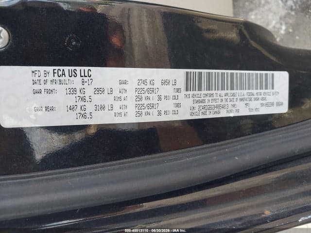 2017 DODGE GRAND CARAVAN SE 9