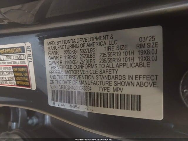 2025 ACURA RDX 9
