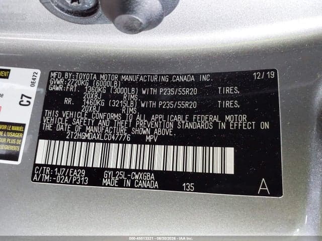 2020 LEXUS RX 450H 9