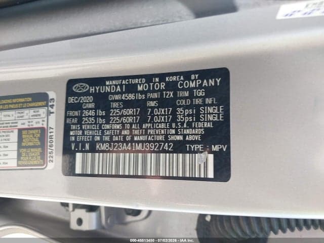2021 HYUNDAI TUCSON SE 9