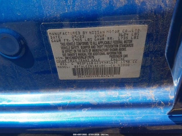 2024 NISSAN VERSA 1.6 S 9