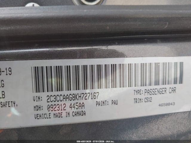 2019 CHRYSLER 300 TOURING 9
