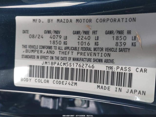2025 MAZDA MAZDA3 2.5 S PREFERRED 9