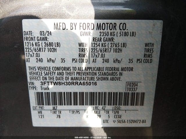 2024 FORD MAVERICK XLT 9