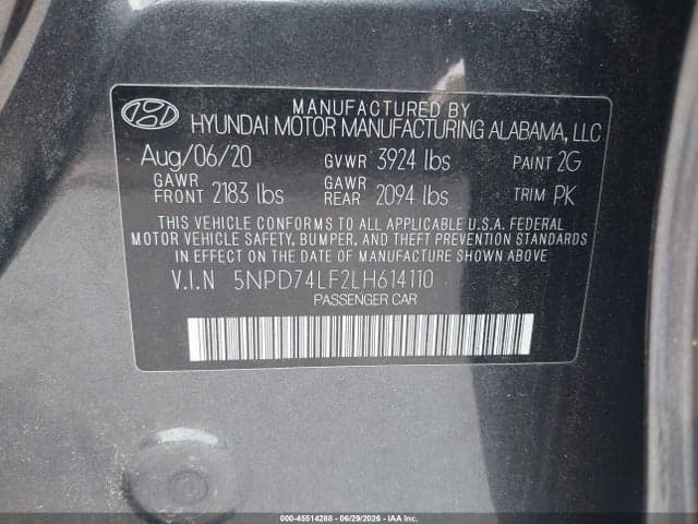2020 HYUNDAI ELANTRA SE 9