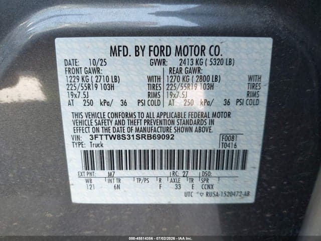 2025 FORD MAVERICK LARIAT 9