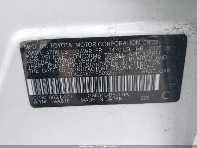 2023 LEXUS IS 350 F SPORT 9