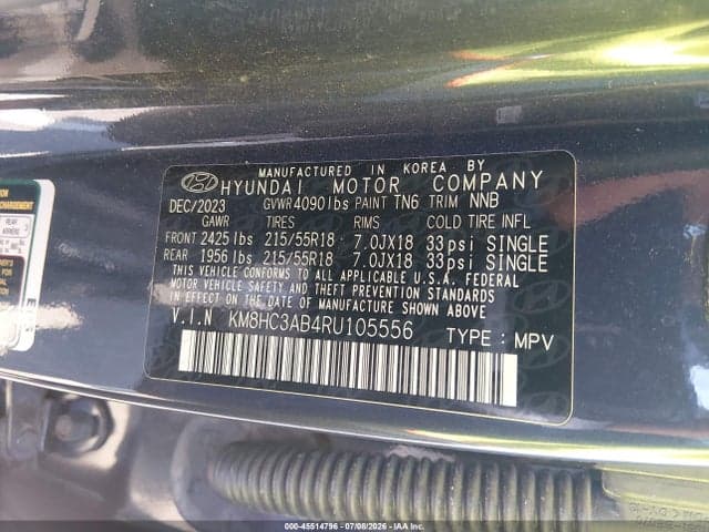 2024 HYUNDAI KONA SEL 9