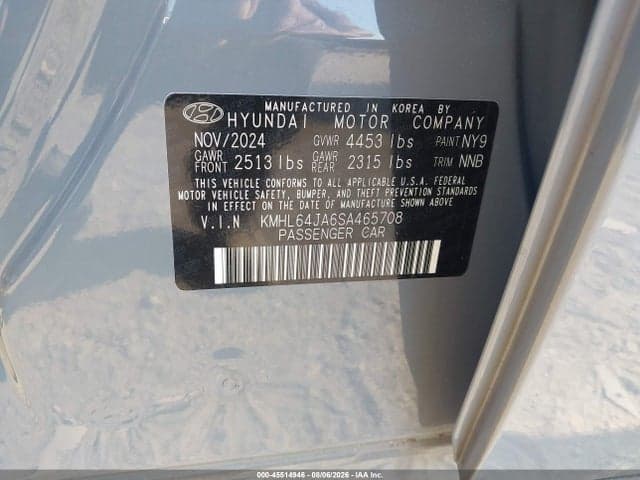 2025 HYUNDAI SONATA SEL 9