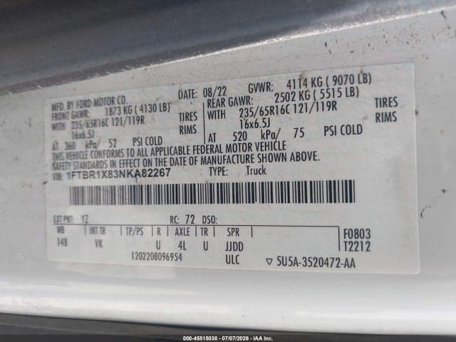 2022 FORD TRANSIT-250 9