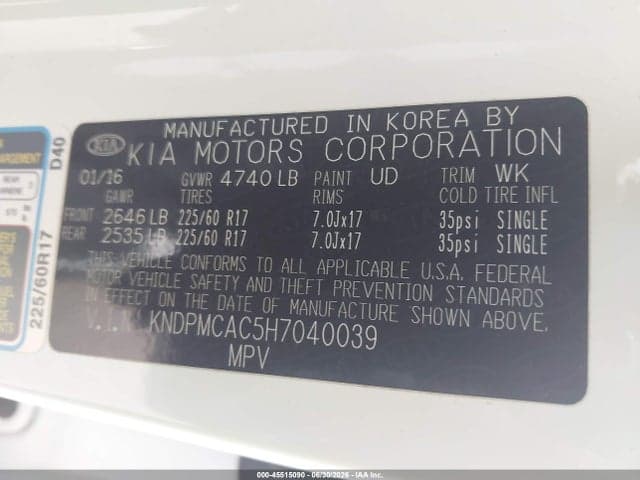 2017 KIA SPORTAGE LX 9