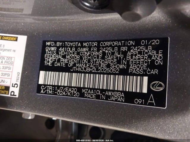 2020 LEXUS UX 200 9