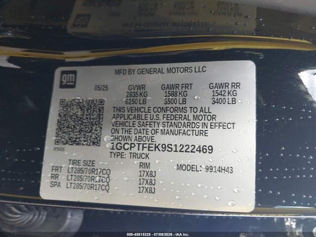 2025 CHEVROLET COLORADO 4WD ZR2 9