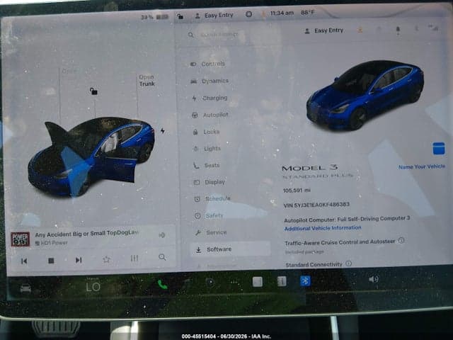 2019 TESLA MODEL 3 LONG RANGE/MID RANGE/STANDARD RANGE/STANDARD RANGE PLUS 7