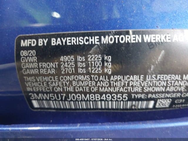 2021 BMW 3 SERIES M340I 9