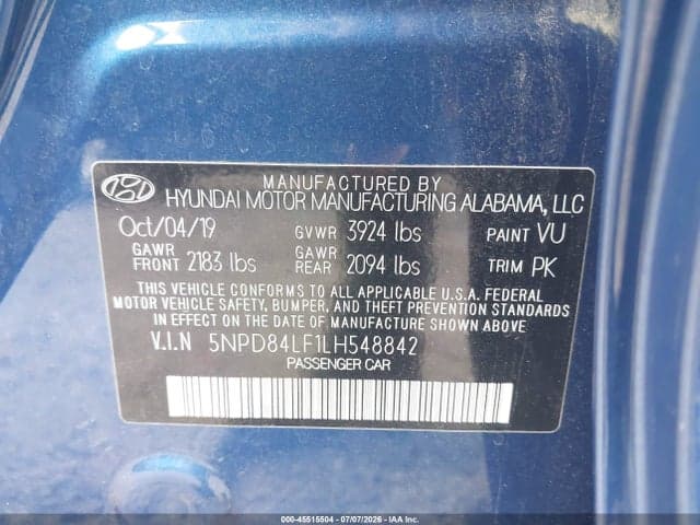2020 HYUNDAI ELANTRA VALUE EDITION 9