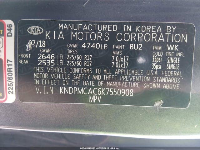 2019 KIA SPORTAGE LX 9