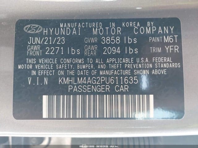 2023 HYUNDAI ELANTRA SEL 9