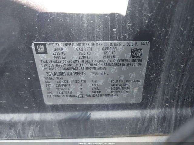 2018 GMC TERRAIN SLE 9