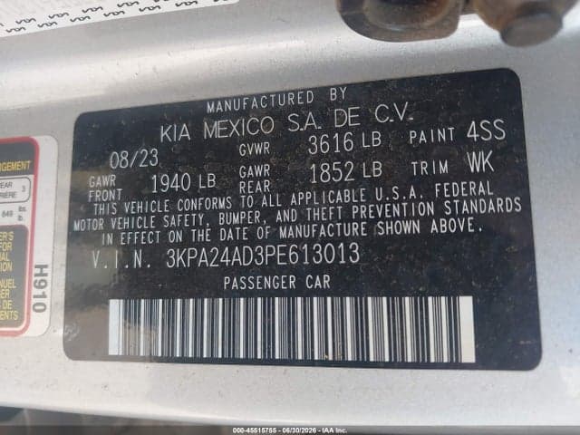 2023 KIA RIO S 9