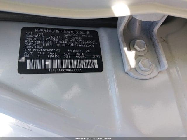 2022 NISSAN ROGUE SPORT S AWD XTRONIC CVT 9