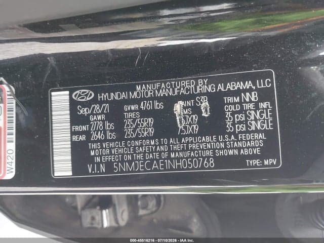 2022 HYUNDAI TUCSON LIMITED 9