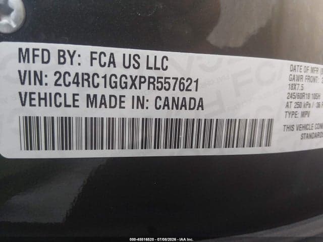 2023 CHRYSLER PACIFICA LIMITED 9