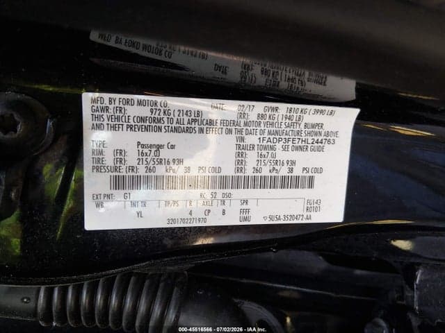 2017 FORD FOCUS SE 3
