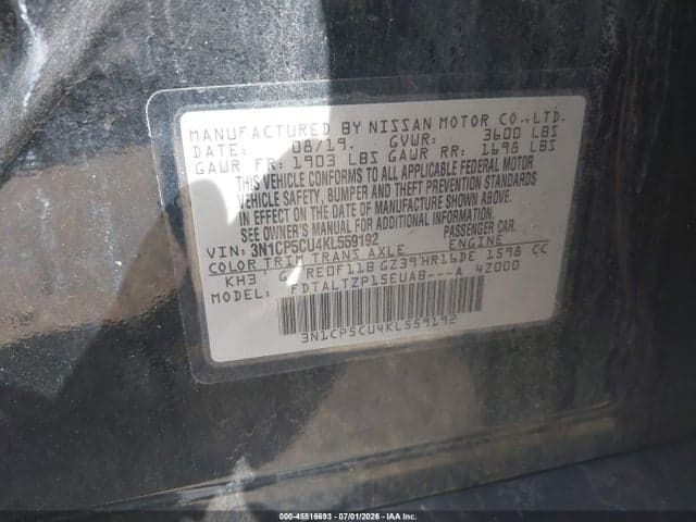 2019 NISSAN KICKS SR 9